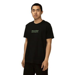 NEW! Florence Marine X Men's Large GOTAE Organic Black Short Sleeve T-Shirt M13